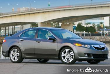 Insurance rates Acura TSX in Pittsburgh