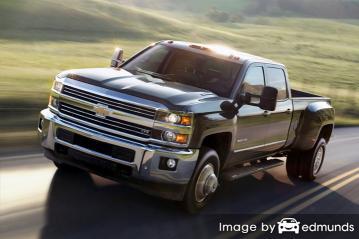 Insurance rates Chevy Silverado 3500HD in Pittsburgh