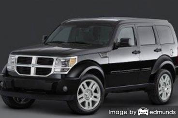 Insurance rates Dodge Nitro in Pittsburgh