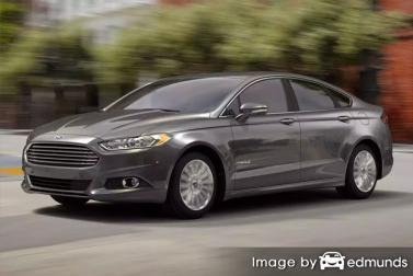 Insurance rates Ford Fusion Hybrid in Pittsburgh