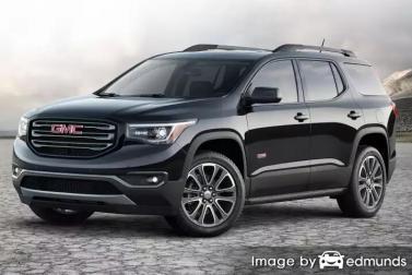 Insurance quote for GMC Acadia in Pittsburgh