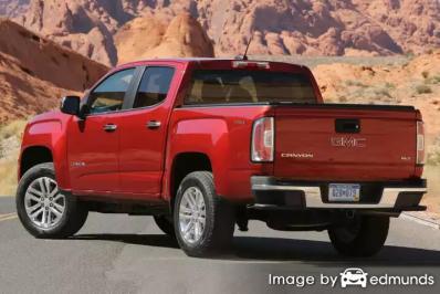 Insurance rates GMC Canyon in Pittsburgh