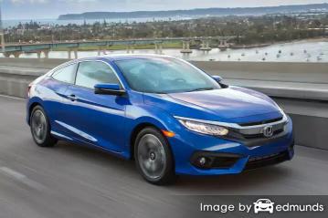 Insurance rates Honda Civic in Pittsburgh