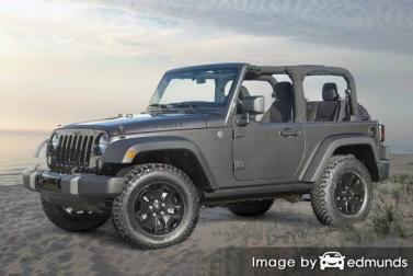 Insurance quote for Jeep Wrangler in Pittsburgh