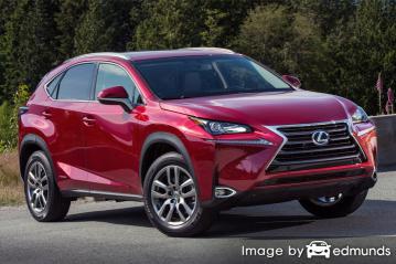 Insurance rates Lexus NX 300h in Pittsburgh