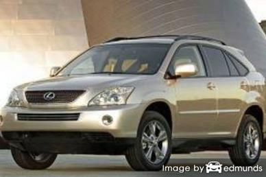 Insurance rates Lexus RX 400h in Pittsburgh