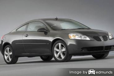 Insurance rates Pontiac G6 in Pittsburgh