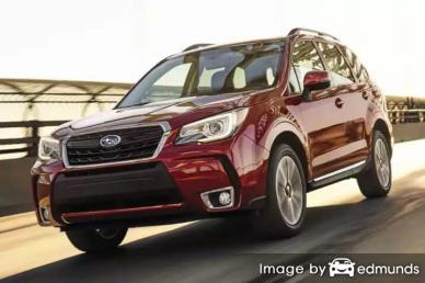 Insurance rates Subaru Forester in Pittsburgh