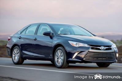 Insurance rates Toyota Camry Hybrid in Pittsburgh
