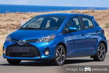 Insurance rates Toyota Yaris in Pittsburgh